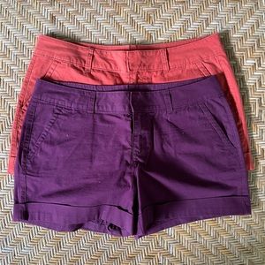 Summer Shorts 🩳 Plum and Burnt Orange 🍊 Size 14